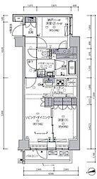 東武伊勢崎線 東向島駅 徒歩5分の賃貸マンション 3階1SLDKの間取り