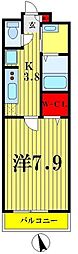 東武伊勢崎線 東向島駅 徒歩9分の賃貸アパート 3階1Kの間取り