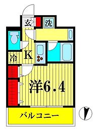 JR総武線 両国駅 徒歩9分の賃貸マンション 7階1Kの間取り