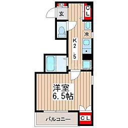JR総武線 錦糸町駅 徒歩4分の賃貸マンション 5階1Kの間取り