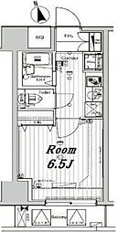 東京メトロ半蔵門線 住吉駅 徒歩10分の賃貸マンション 3階1Kの間取り