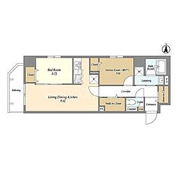 間取図画像 1SLDK