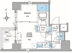 間取図画像 1LDK