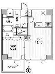 ALTERNA押上 1LDKの間取図画像