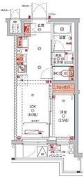 ハーモニーレジデンス東京八広THESKY 1LDKの間取図画像