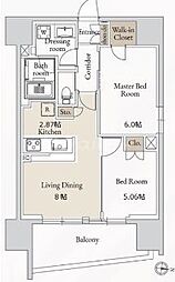 BLESS亀戸 2LDKの間取図画像