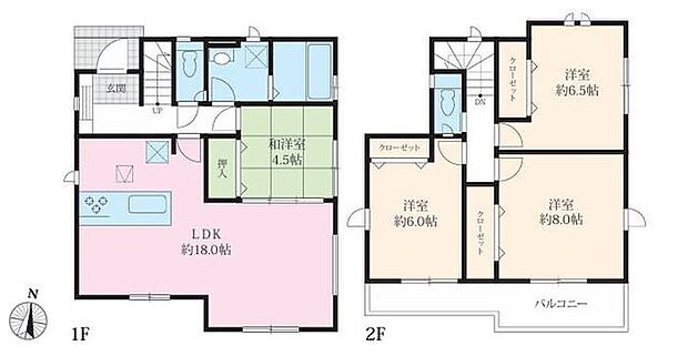 【人気の湘南台駅利用！広々47坪以上でカースペース3台可！】安心の性能評価書付きで長期優良住宅認定物件です！広いLDKと主寝室は南向きで陽当たり良好！