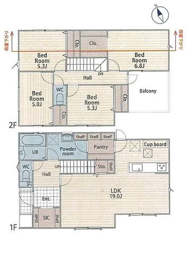 【全2棟！緑園都市駅徒歩11分！カースペース3台可！】食洗機やミラブルzeroなど設備充実WIC、SIC、パントリーなどに加え全居室収納スペースあり！