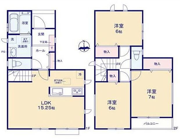 【さがみ野駅徒歩7分！3LDK新築戸建。充実設備の耐震等級3の家】全居室収納に加え玄関ホールなど豊富な収納スペース周辺環境充実の暮らしやすい立地