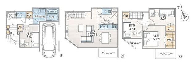【全12棟の分譲住宅！湘南モールフィルまで徒歩10分の好立地！】収納豊富・南側バルコニーで広く明るい間取です！即内覧できます！