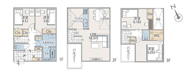 【全12棟の分譲住宅！湘南モールフィルまで徒歩10分の好立地！】収納豊富・南側バルコニーで広く明るい間取です！即内覧できます！