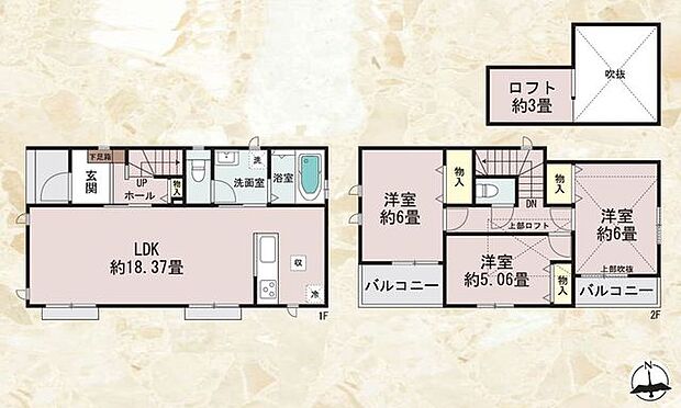 【耐震構造性能評価書付き、長期30年保証の地震に強い家。茅ヶ崎に全5棟】2線利用可「茅ヶ崎」駅徒歩21分カースペース2台駐車可全居室収納スペースあり