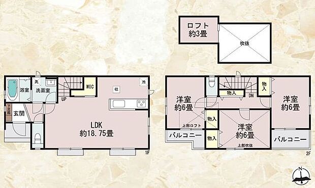 【耐震構造性能評価書付き、長期30年保証の地震に強い家。茅ヶ崎に全5棟】2線利用可「茅ヶ崎」駅徒歩21分カースペース2台駐車可全居室収納スペースあり