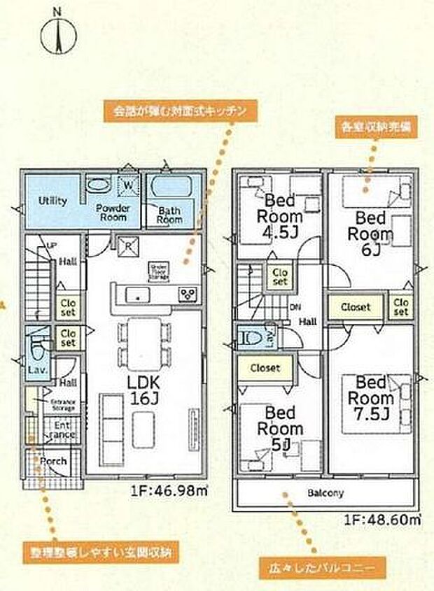 【安心の制震・耐震構造、性能評価書付き！南道路で陽当り良好です！】小学校・コンビニ・スーパーまで徒歩5分以内！すぐ内見できるモデルハウスございます！