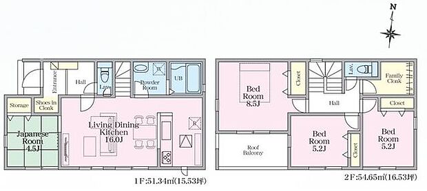 【駅徒歩13分！安心の耐震構造住宅、性能評価書付住宅！】駐車場2台可能！全室南向き・南バルコニーで陽当り良好！タッチレス水栓やカードキー等設備充実！