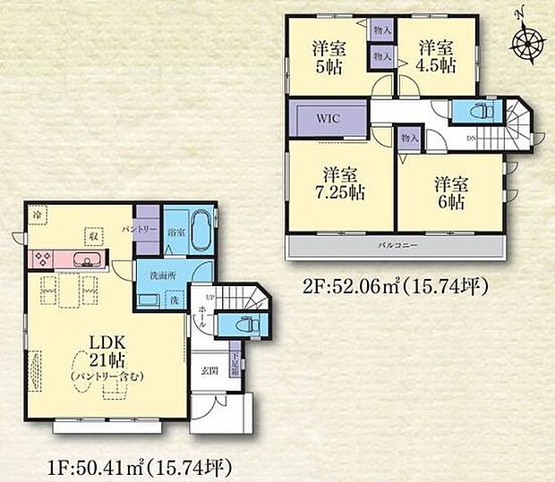【瀬谷駅まで徒歩19分!全14棟の新規開発分譲地】安心の耐震構造+性能評価書付きカースペース2台可南向きバルコニーのため陽当たり良好