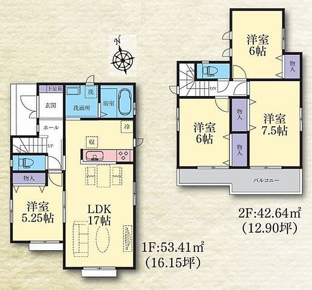 【瀬谷駅まで徒歩19分!全14棟の新規開発分譲地】安心の耐震構造+性能評価書付きカースペース2台可南向きバルコニーのため陽当たり良好