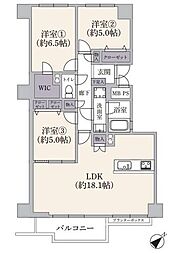 間取図画像 3LDK