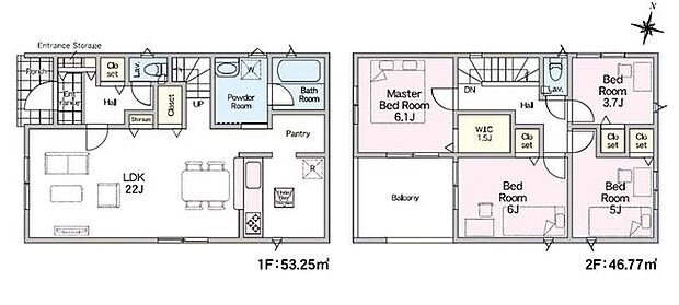 【全4棟の個性豊かな住まい！安心の耐震・制震構造＋性能評価書付き】キッチンから直接洗面室に出入できる家事動線を考えたプラン駅まで徒歩圏内で通勤通学に便利