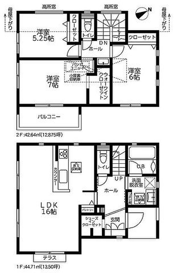 【駐車場2台可能！南東角地で陽当り良く解放感ある立地！コンビニ徒歩3分！】LDK17帖、主寝室7帖。全室収納・小屋裏収納付き！浴室テレビ・カードキー！