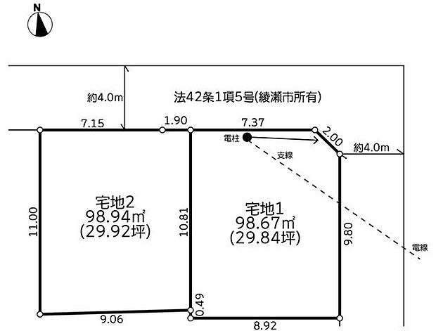 【建築しやすい整形地!建物フリープランですのでお好きな間取で建築できます!】コンビニまで徒歩1分!建物仕様等、詳しくはお問合せ下さい!