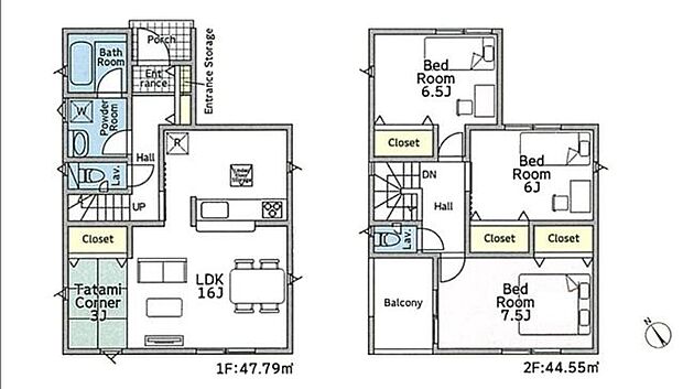 【住宅性能評価ダブル取得!制震装置と耐震構造のゆとりある3LDK】カースペース2台可防犯カメラ・人感センサー玄関灯設置多用途に利用できる南向きお庭