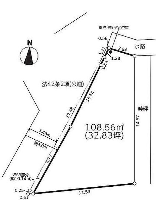 【駅徒歩6分の好立地！建物フリープランですのでお好きな間取で建築できます】敷地ゆとりの32坪！閑静な住宅街です！