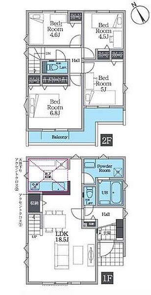 間取りを拡大表示