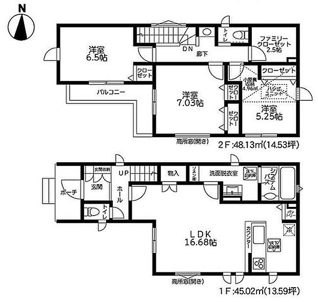 【モデルハウスございます!制振ダンパー付き住宅!】全室収納や屋根裏収納があり収納豊富!浴室テレビやカードキーなど設備充実!