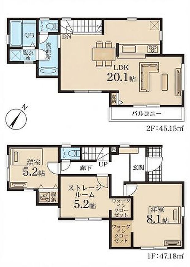 【内覧できるモデルハウスあります!香川駅より徒歩14分の閑静な住宅街】カースペース2台可 収納豊富住宅性能評価ダブル取得+長期優良住宅認定の家