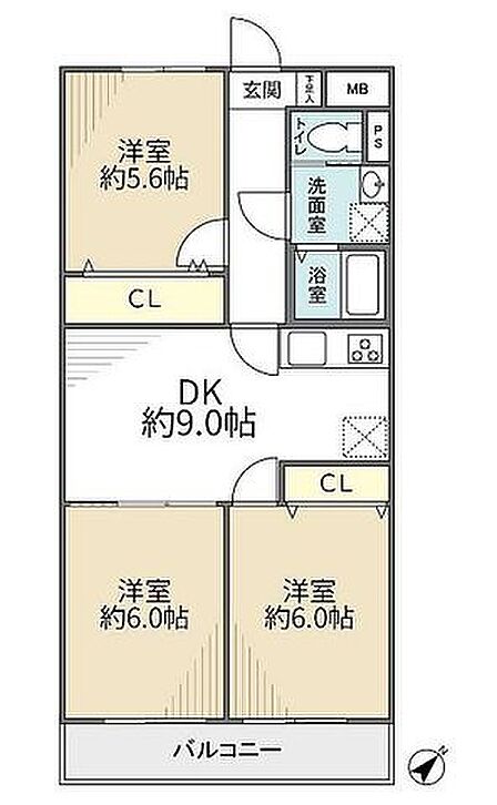 【内装フルリノベーション!南東向きで陽当り良好!スーパー徒歩7分!】ペット2匹飼育可能!安心の新耐震基準適合マンションです!