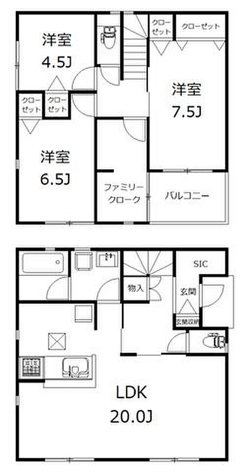 【安心の制震・耐震構造、性能評価書付戸建！すぐ内見できるモデルハウスあります！】敷地46坪以上！ゆとりある3LDK南バルコニーにつき陽当たり良好