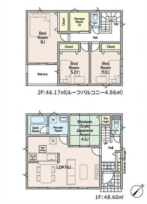 【2026年11月完成予定!香川駅徒歩11分!モデルハウスご用意♪】カースペース2台可制震装置+住宅性能評価ダブル取得主要採光南東向きで陽当たり良好