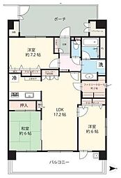 コスモ瀬谷パークサイドステージ 3LDKの間取図画像