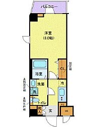 都営三田線 白山駅 徒歩9分の賃貸マンション 3階1Kの間取り