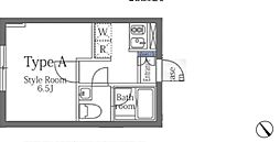 東京メトロ有楽町線 江戸川橋駅 徒歩5分の賃貸マンション 1階ワンルームの間取り