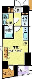 東京メトロ千代田線 湯島駅 徒歩5分の賃貸マンション 3階ワンルームの間取り