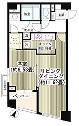 都営新宿線 神保町駅 徒歩5分の賃貸マンション 3階1LDKの間取り