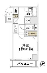東京メトロ有楽町線 護国寺駅 徒歩5分の賃貸マンション 3階1Kの間取り