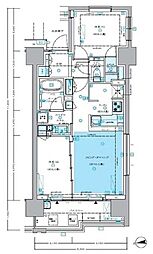 東京メトロ丸ノ内線 新宿御苑前駅 徒歩4分の賃貸マンション 15階2LDKの間取り