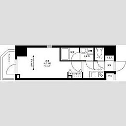 都営三田線 白山駅 徒歩6分の賃貸マンション 7階1Kの間取り