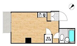 JR総武線 市ケ谷駅 徒歩6分の賃貸マンション 8階ワンルームの間取り