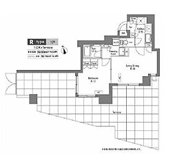東京メトロ東西線 神楽坂駅 徒歩5分の賃貸マンション 3階1Kの間取り