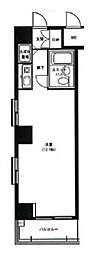 藤和ハイタウン新宿 ワンルームの間取図画像