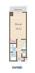 シュエット神楽坂 1Kの間取図画像