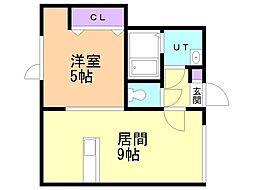 リバーサイドパーク厚別 2階