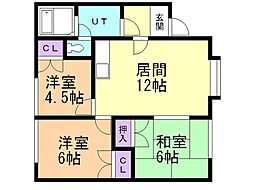 間取図画像 3LDK