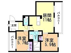 物件の間取り