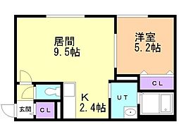 プレジール大曲 2階