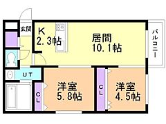 物件の間取り